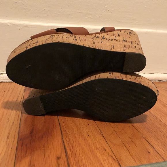*closet clean out!* Brown leather wedges - Picture 6 of 6